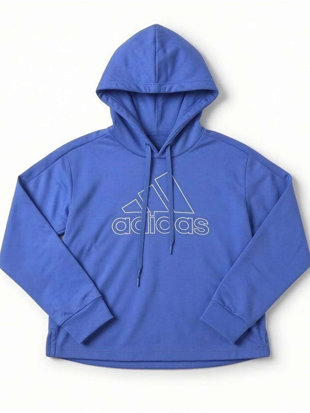 Adidas Climawarm Periwinkle Blue Logo Hoodie L